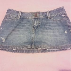 Hollister Denim Mini Skirt